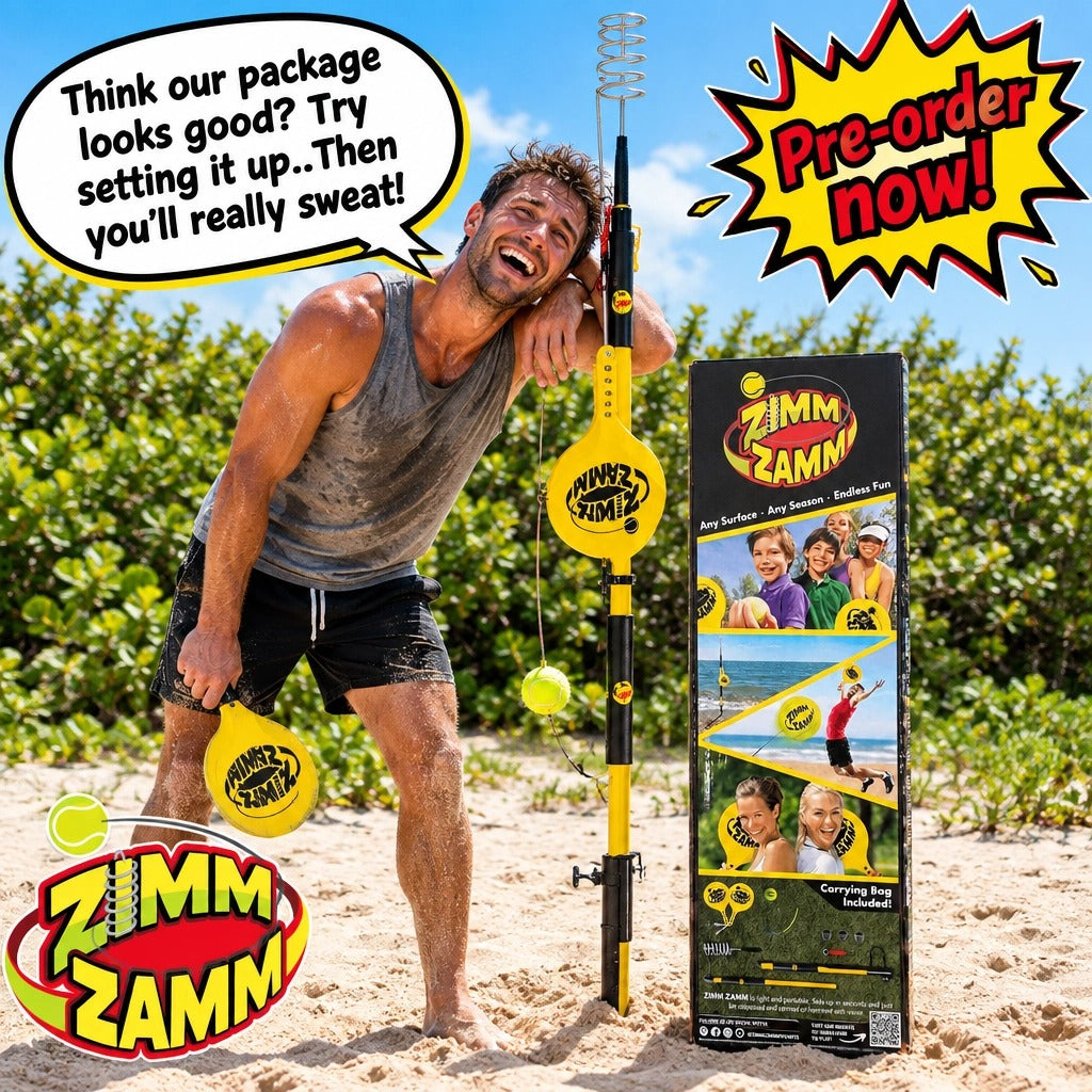 5 Ways to Play ZIMM-ZAMM®: Backyard, Beach, Park, Pool Deck & Tennis Training Drills