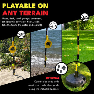 Tether Tennis Game-Zimm-Zamm